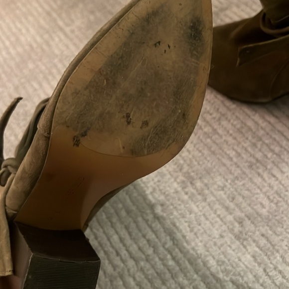 Suede Green Boots - Picture 3 of 5